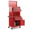 3-in-1 Rolling Tool Chest Storage Cabinet with Universal Wheels and 6 Different Size Drawers